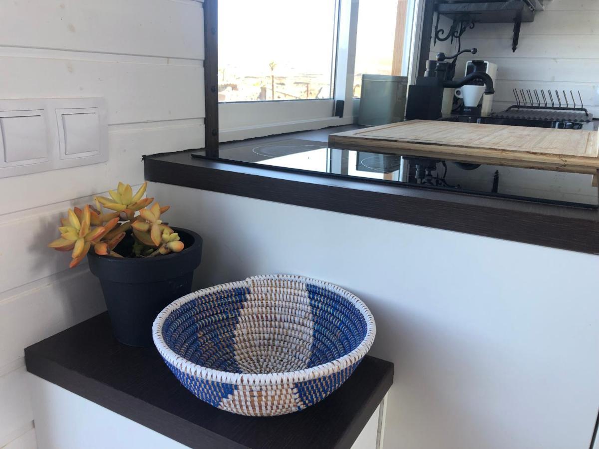 Tinyhouse Luna With Ac, Bbq And Beautiful View La Vegueta Luaran gambar